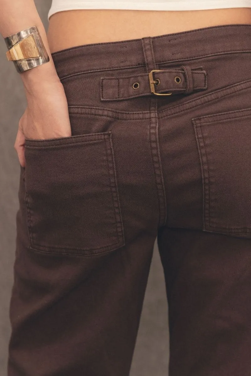 1996 BROWN MID RISE JEANS