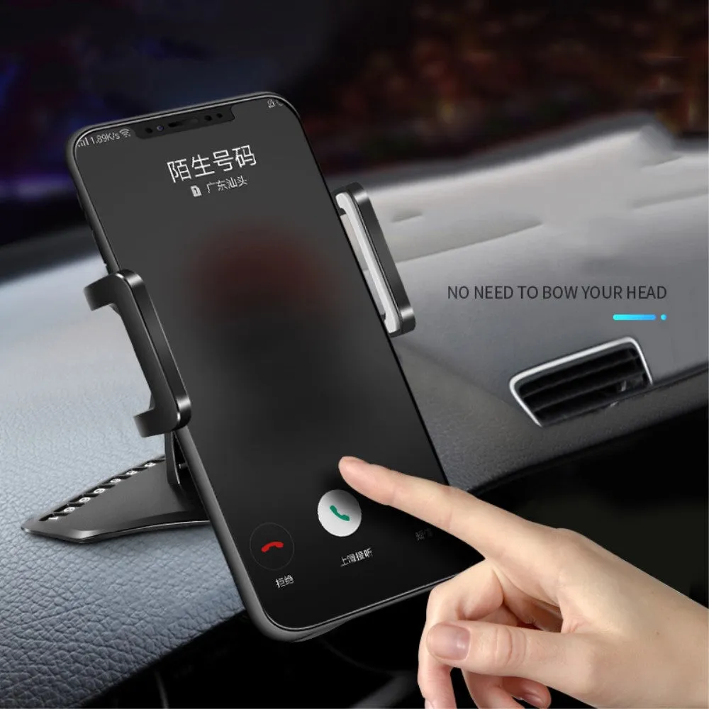 3 in 1 Car GPS Smartphone Holder: Dashboard / Visor Clamp   AC Grid Clip for Sharp 550SH - Black