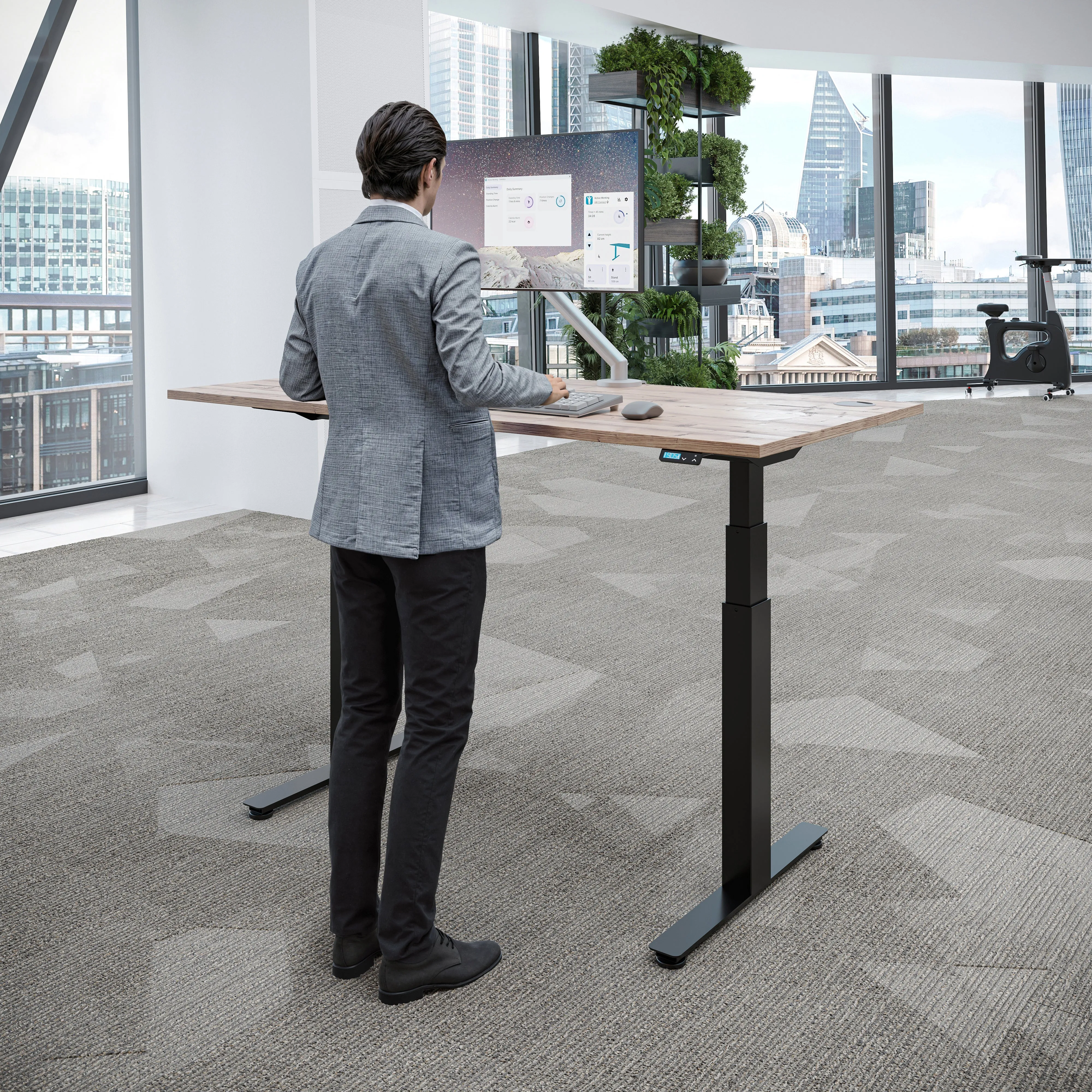 ACTIVE 2  Dual Motor Electric Standing Desk 120x70cm