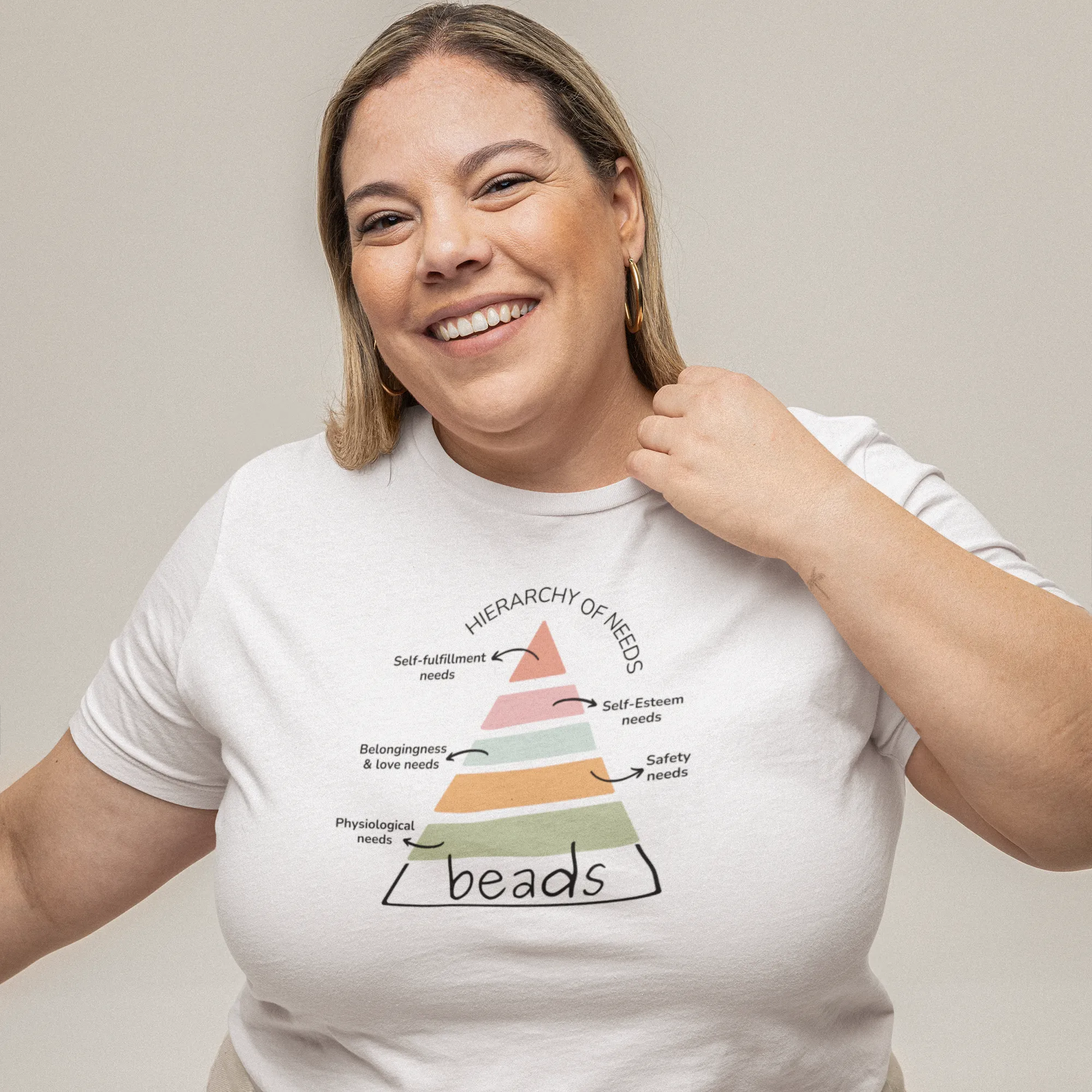 Beads: the ultimate need, Fun women's relaxed t-shirt
