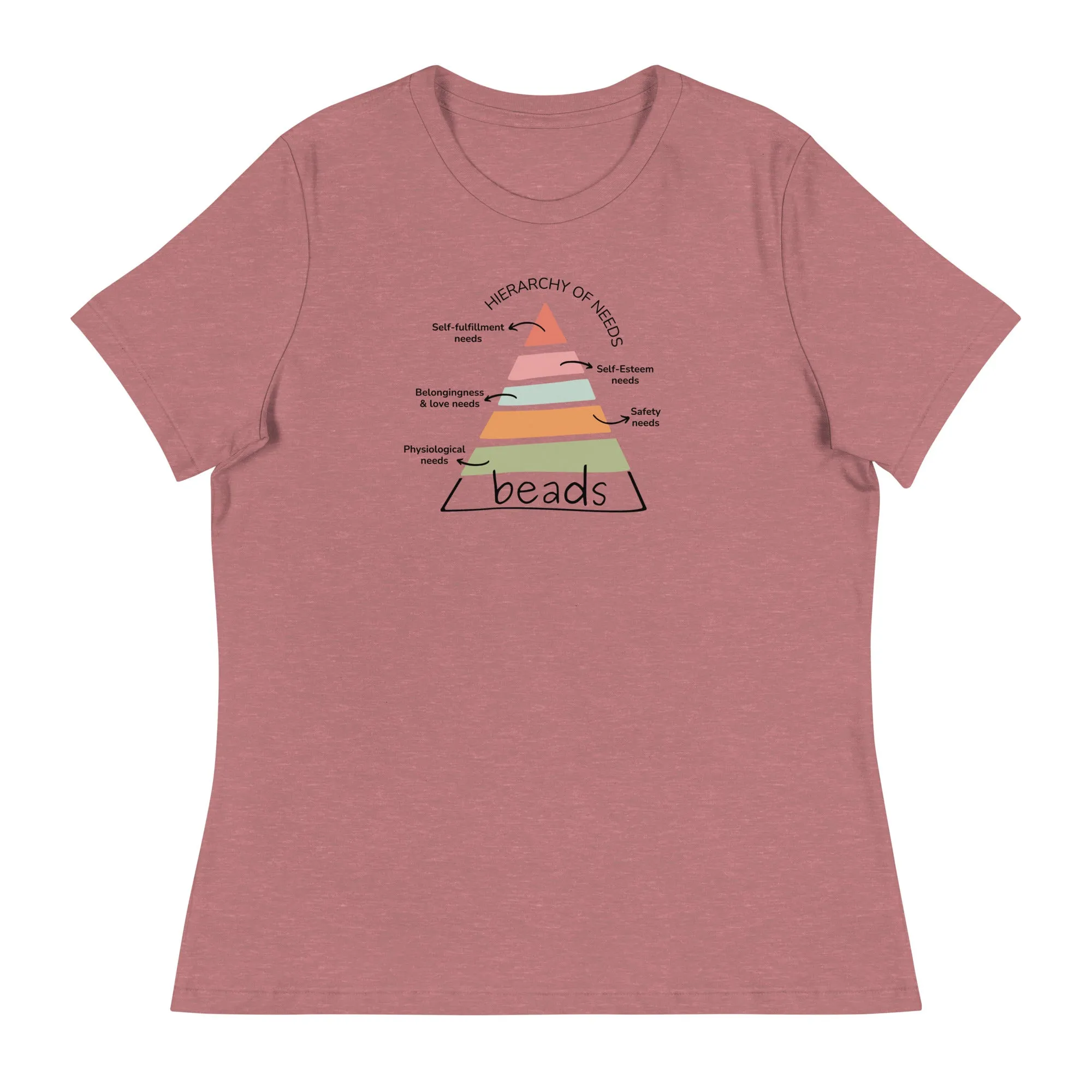 Beads: the ultimate need, Fun women's relaxed t-shirt
