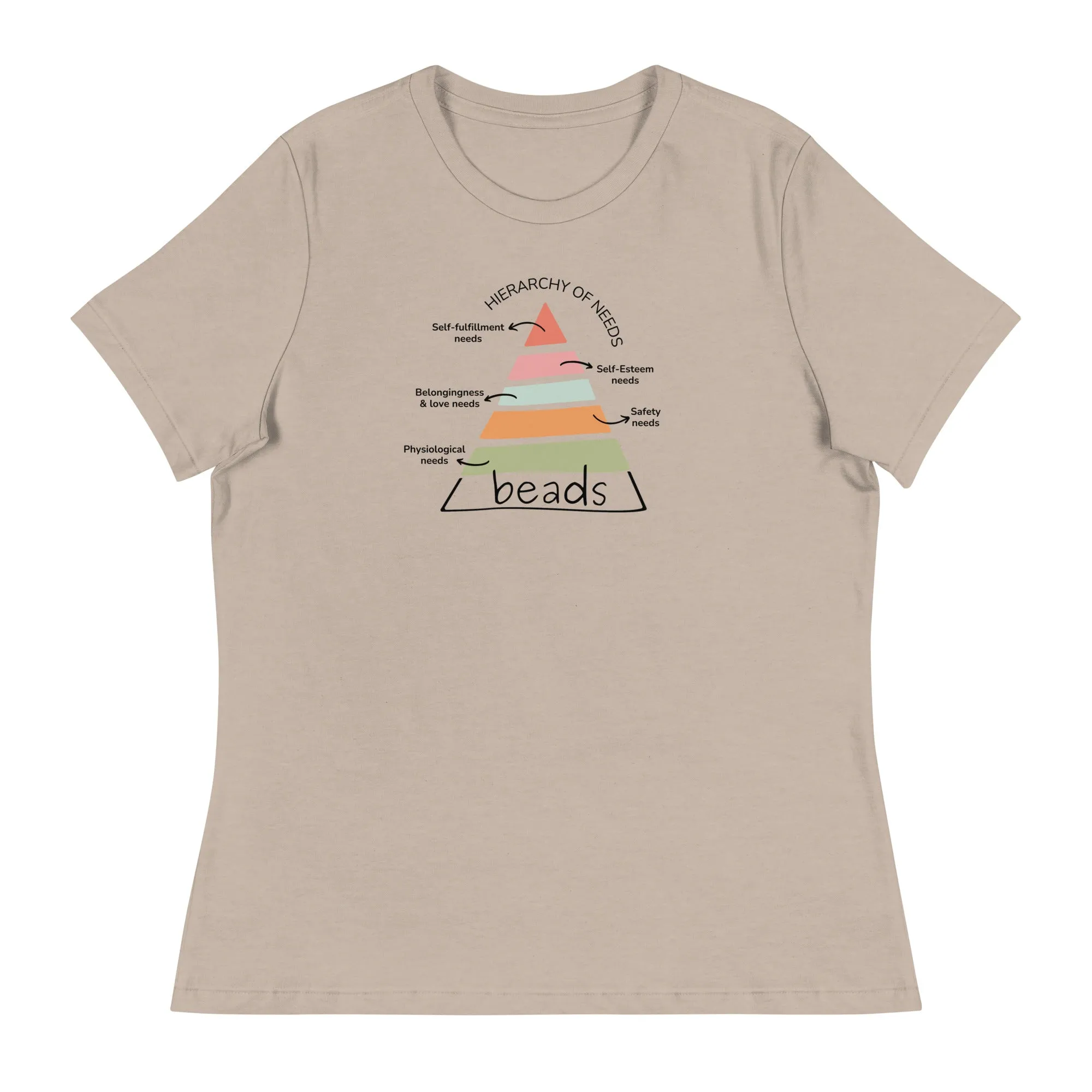 Beads: the ultimate need, Fun women's relaxed t-shirt