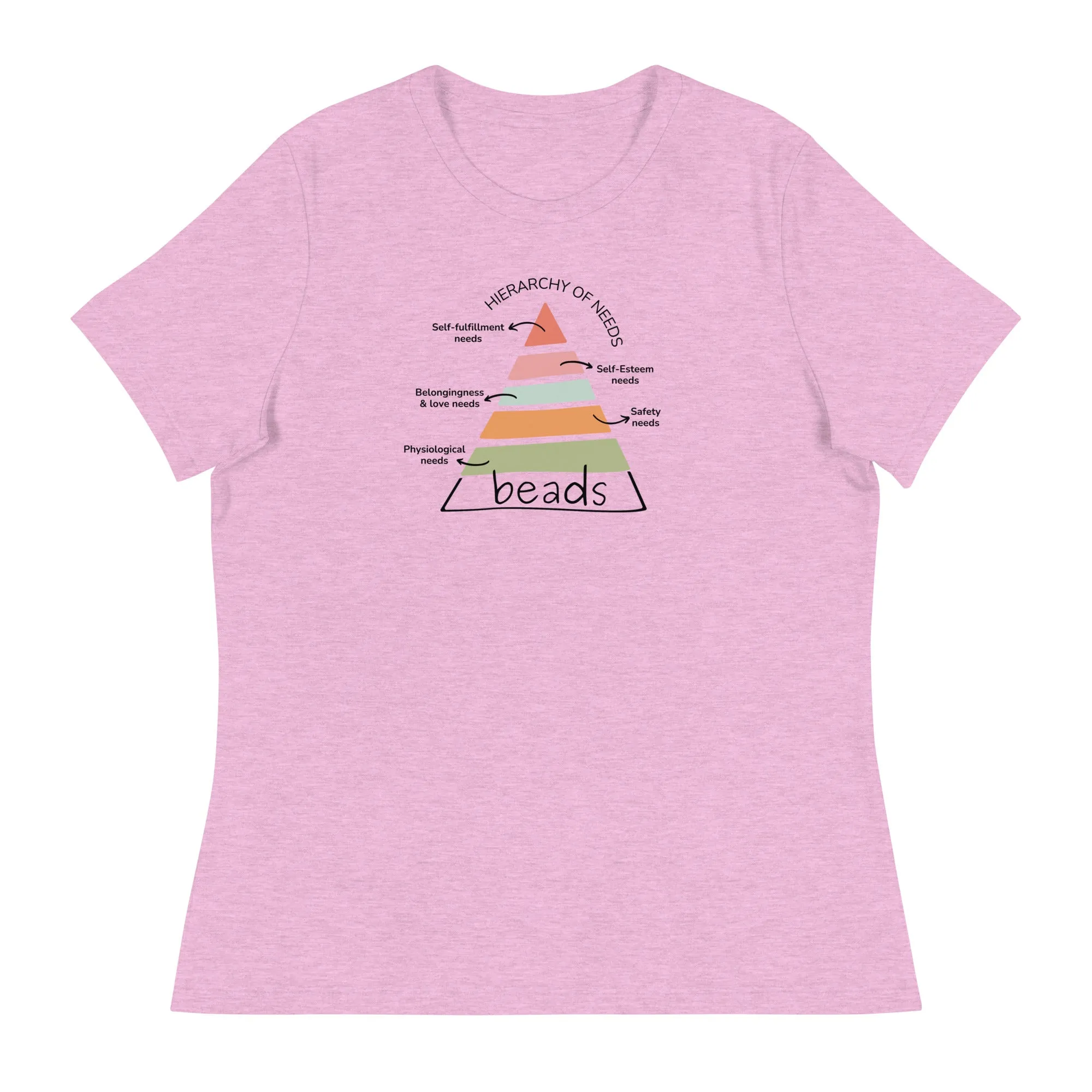 Beads: the ultimate need, Fun women's relaxed t-shirt