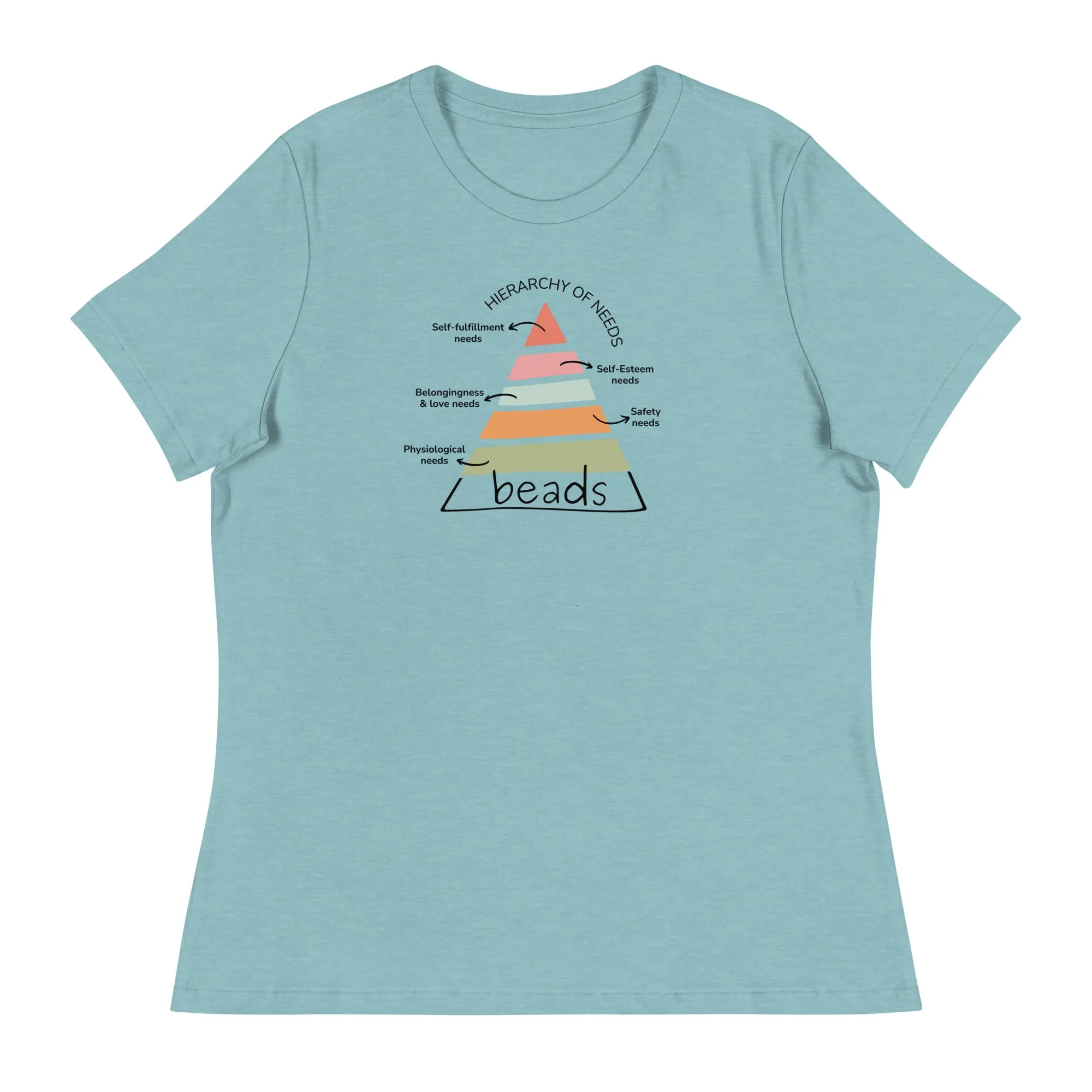 Beads: the ultimate need, Fun women's relaxed t-shirt