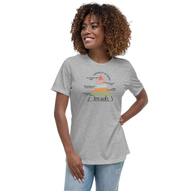 Beads: the ultimate need, Fun women's relaxed t-shirt