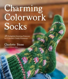 Charming Colorwork Socks Pattern Book - Charlotte Stone