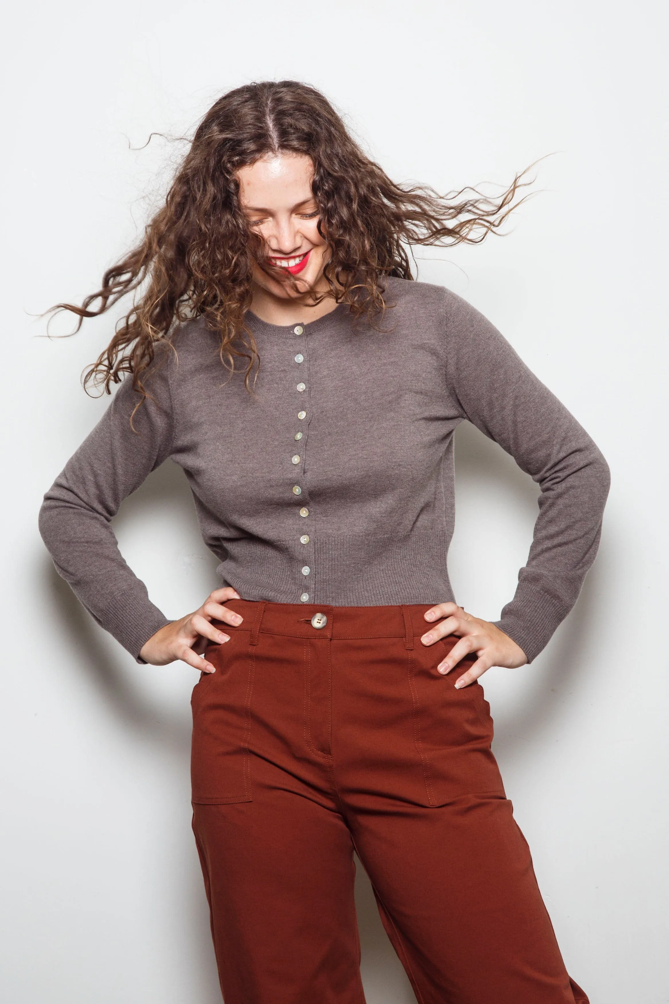 Dalston Ava Cardigan Mocha