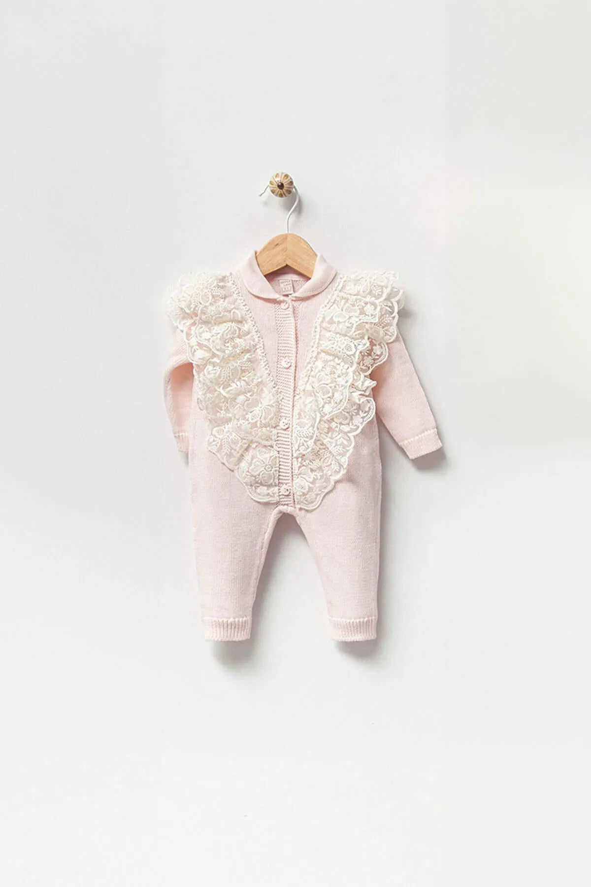 Eva Pink Newborn Knitwear Coming Home Set (5 Pcs)