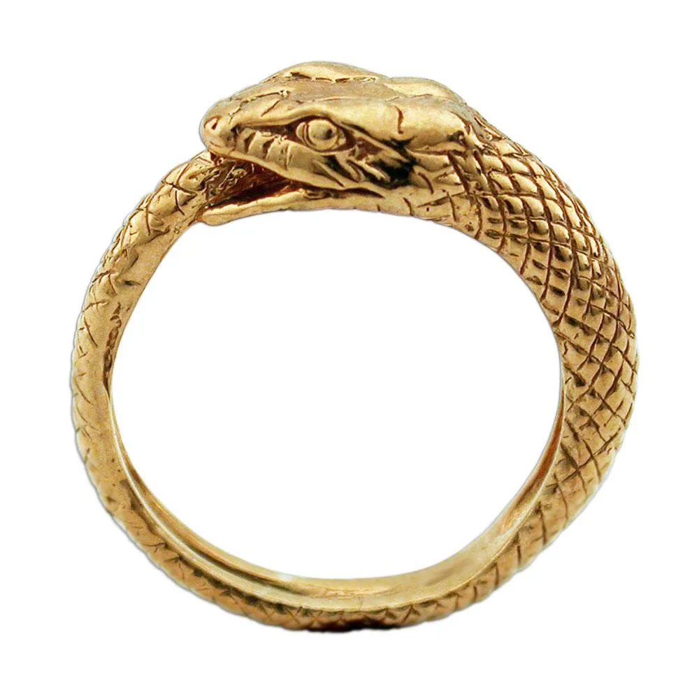 Gold Ouroboros Ring