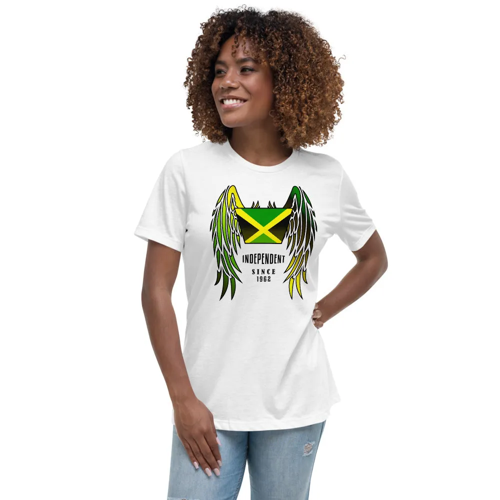 Jamaican Flag Women's Relaxed T-Shirt