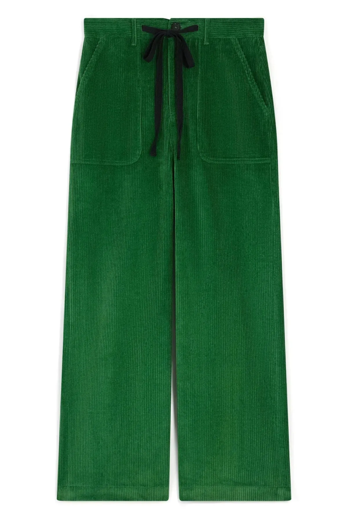Leon & Harper Philou Cord Pants Green