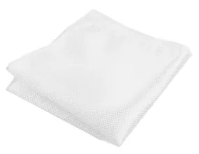 Marshmallow White Diamonds Texture Pocket Square - [2017 Spring]