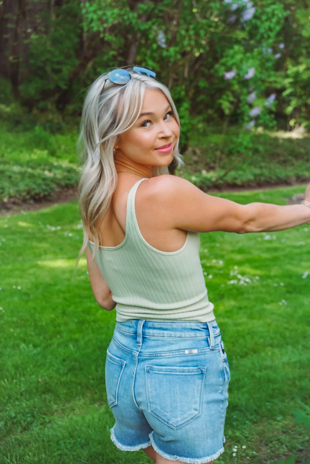 NikiBiki Wide Ribbed Tank Top