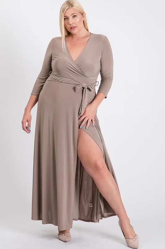 Ruffled With Love Wrap Maxi Dressd