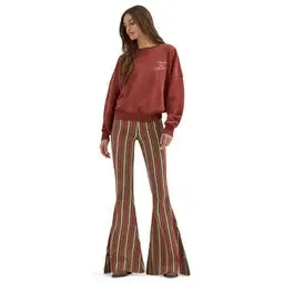 Wrangler Women's Lainey Wilson Rustic Henna Crew Sweatshirt, Henna - 112360682