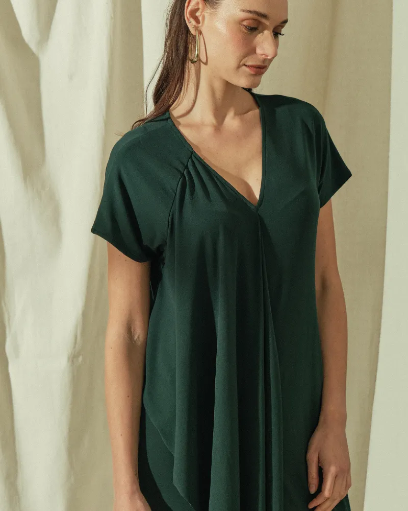 Zenia Vneck Maxi Dress